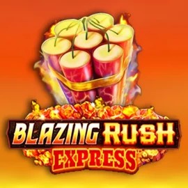Blazing Rush Express logo by AreaVegas at Letsjackpot Casino
