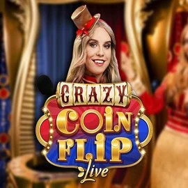 Crazy Coin Flip logo – Live Casino by Evolution at Letsjackpot Casino