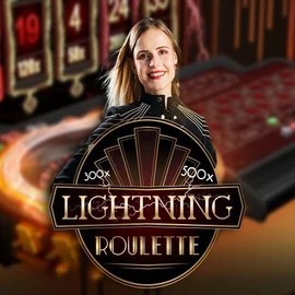 Lightning Roulette slot visual from Evolution available on letjackpots.nl